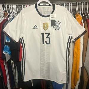 NWT Adidas Germany 2016 Home Adizero Authentic Jersey Müller #13 Size L